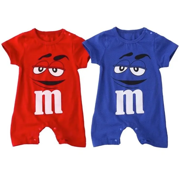 Boys And Girls M&M Rompers