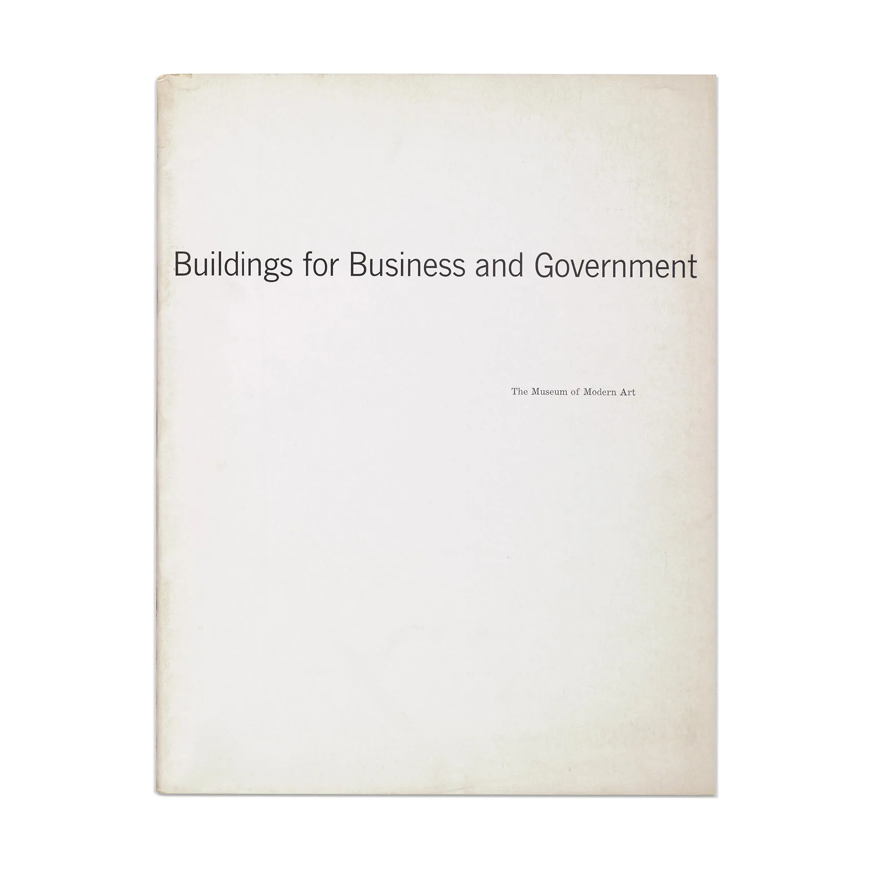 Buildings for Business and Government - Paperback