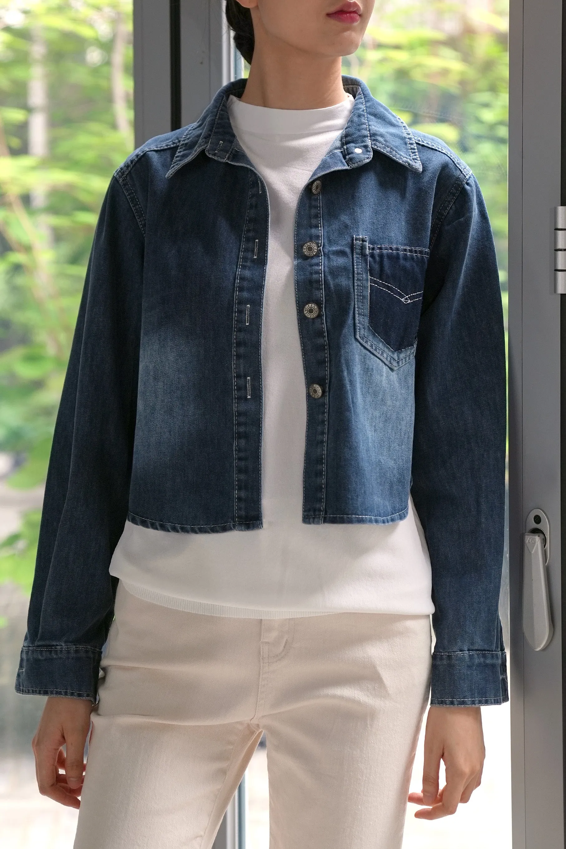 Camille Pocket Denim Jacket