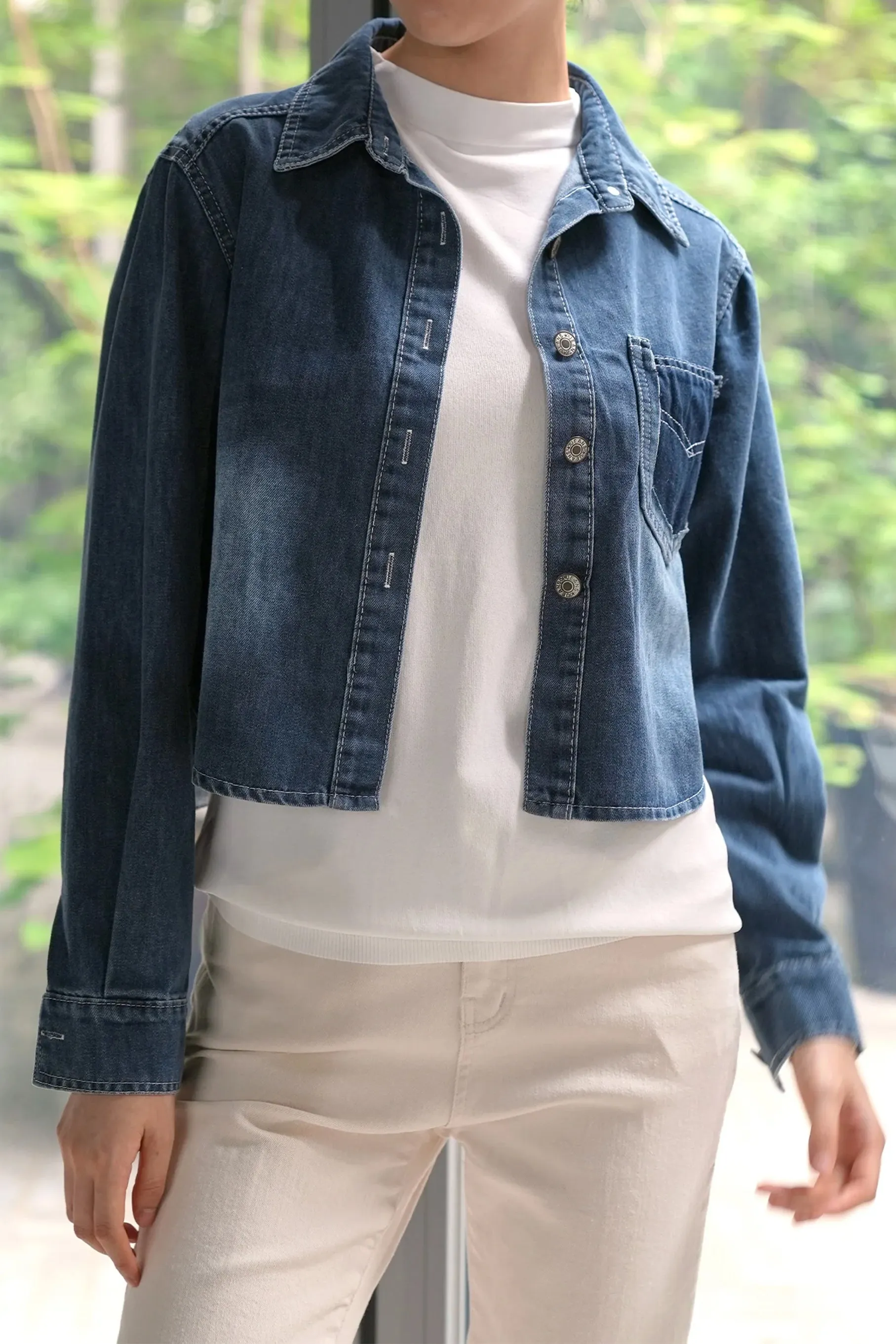 Camille Pocket Denim Jacket