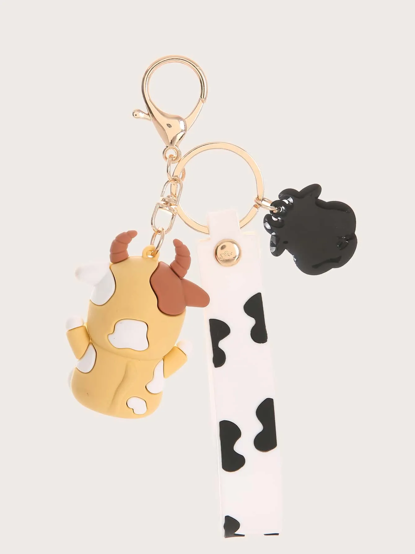 Cartoon Cow Decor Bag Charm