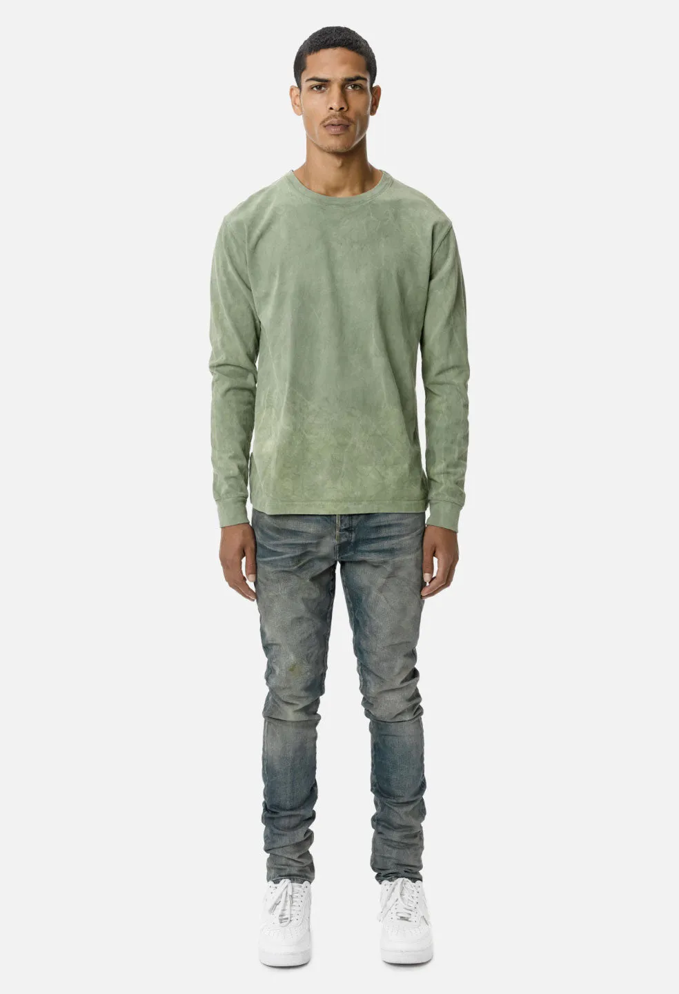 Chrome LS Tee / Washed Olive