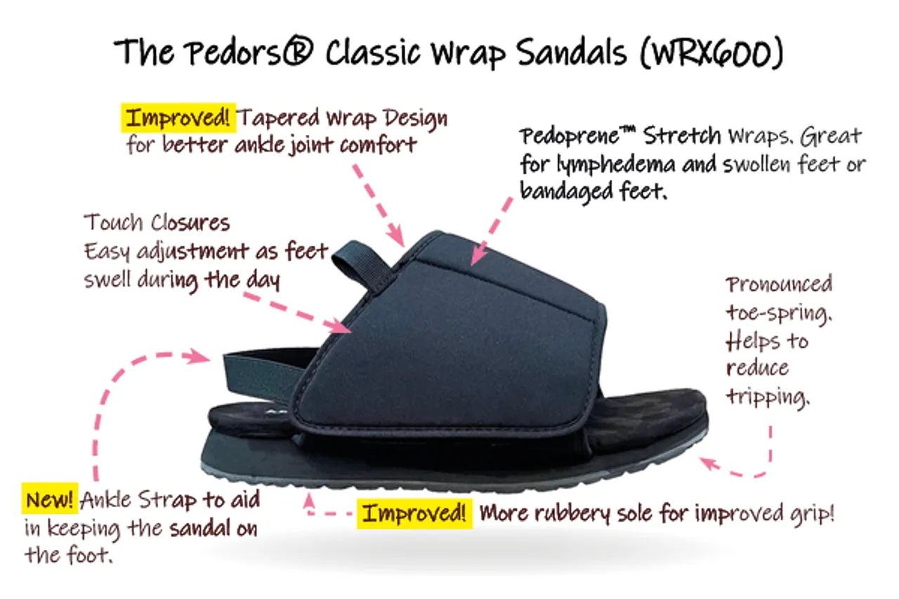 Classic MAX Wrap Sandals in Black