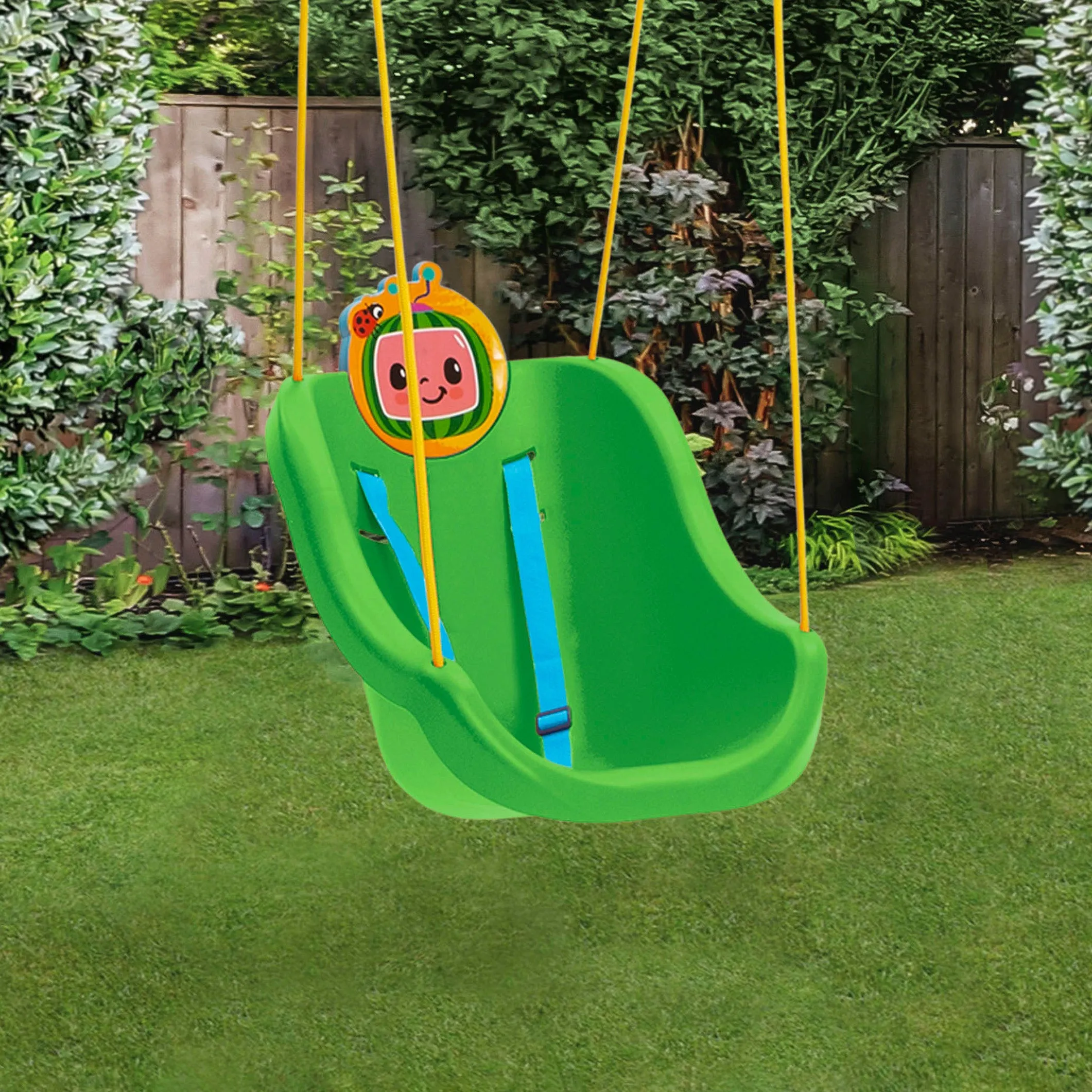 Cocomelon 2-In-1 Outdoor Kids Swing