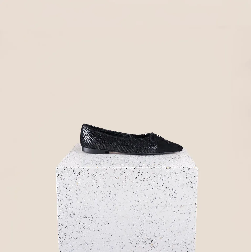 Como -  Diamond Shimmer/Black Suede