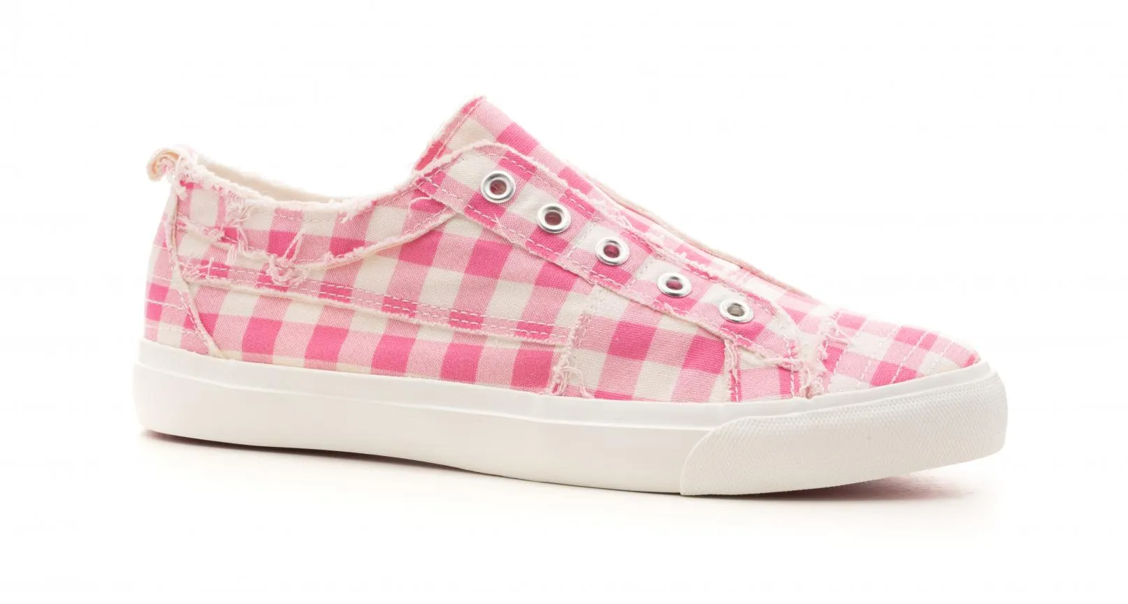 Corkys Pink Gingham Print Babalus