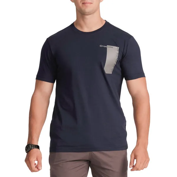 Crew Neck Slim Fit T-Shirt- Blue Depths