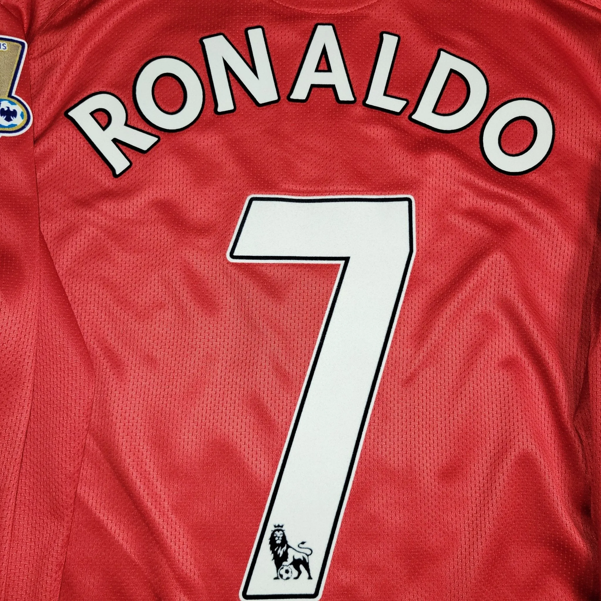 Cristiano Ronaldo Manchester United 2007 2008 Home Long Sleeve Soccer Jersey Shirt L SKU# 237925-666