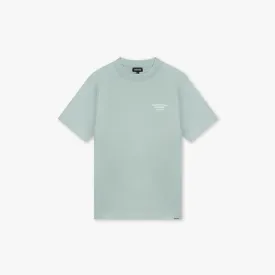 Croyez Fraternité T-Shirt | Blue Surf/White