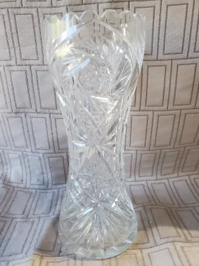 Cut Glass Bud Vase