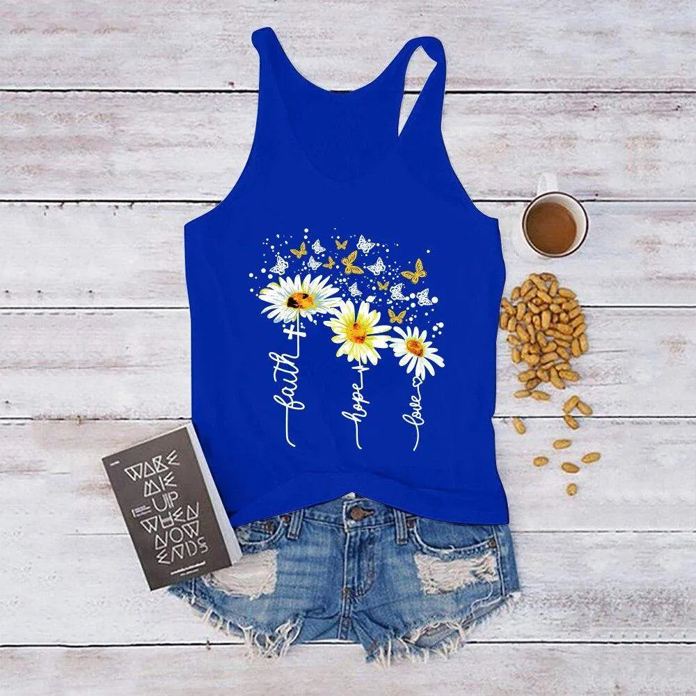 Daisy Faith Hope Love Tee