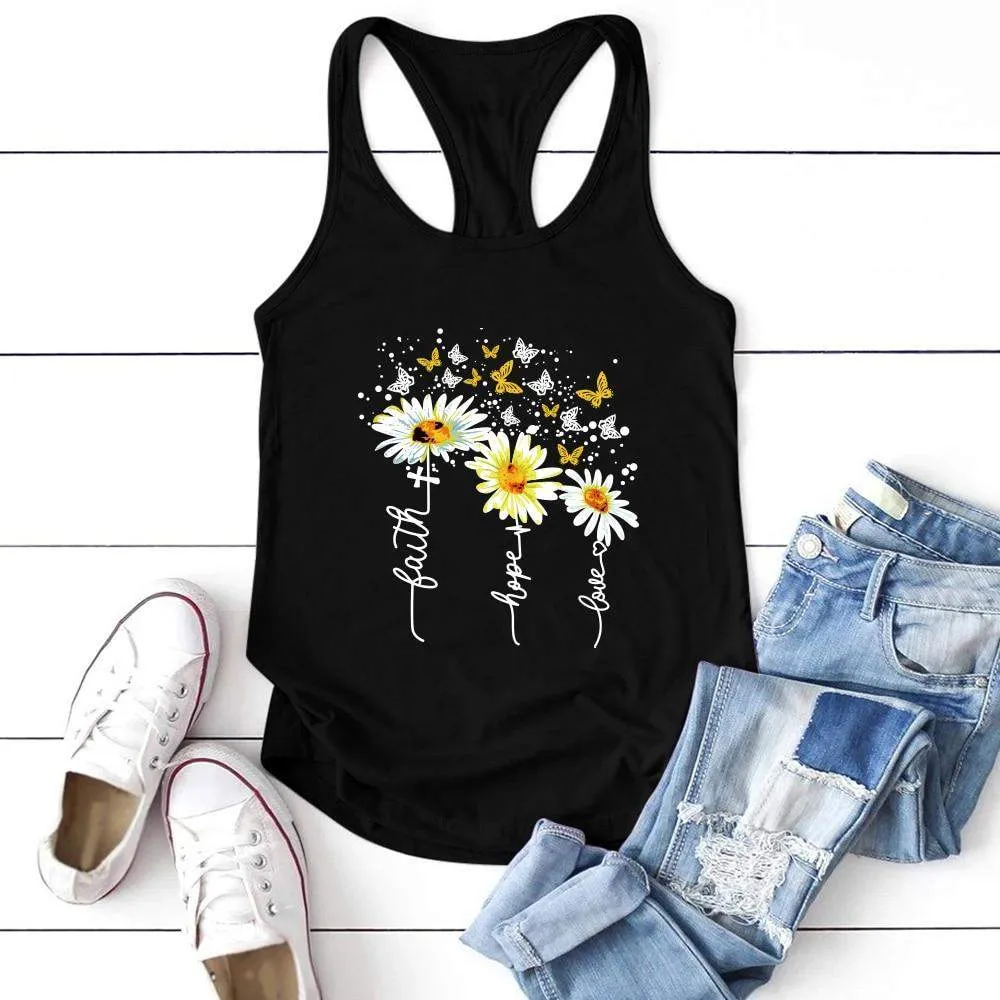 Daisy Faith Hope Love Tee