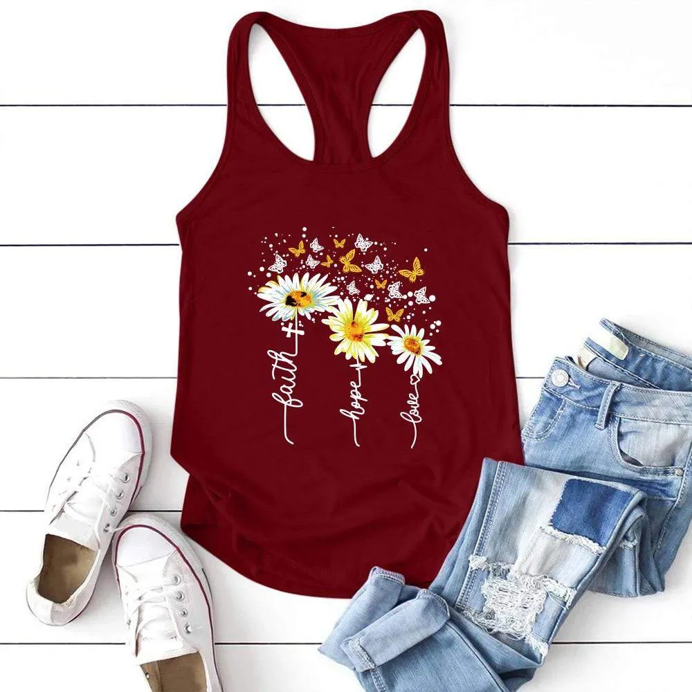 Daisy Faith Hope Love Tee