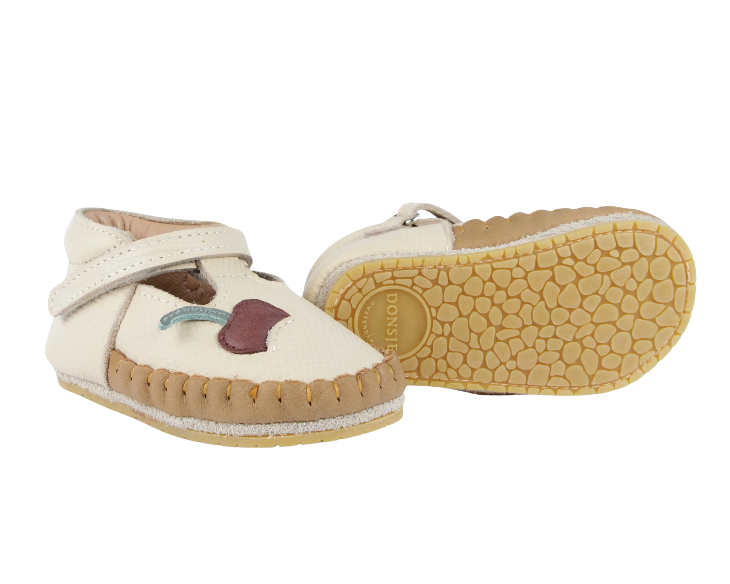 Delice Shoes | Tartelette | Cream Scored Leather