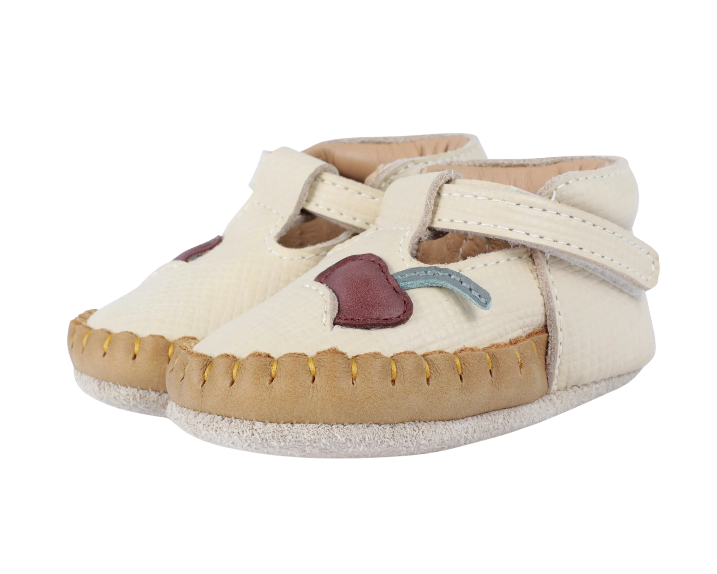 Delice Shoes | Tartelette | Cream Scored Leather