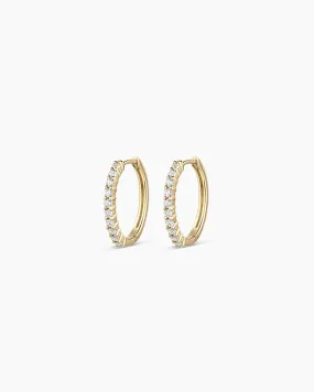 Diamond 15 mm Hoops