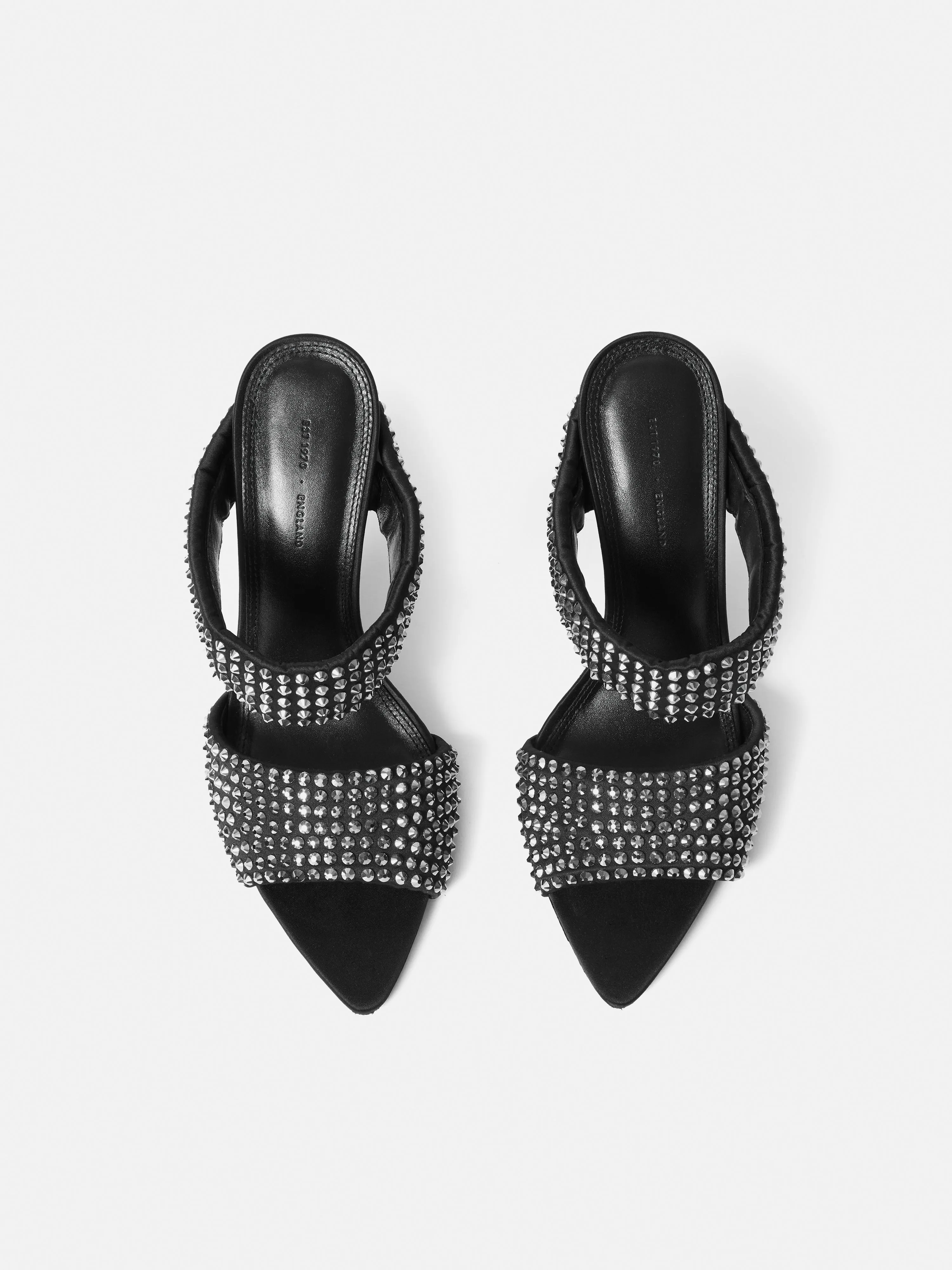 Diane Crystal Heel | Black