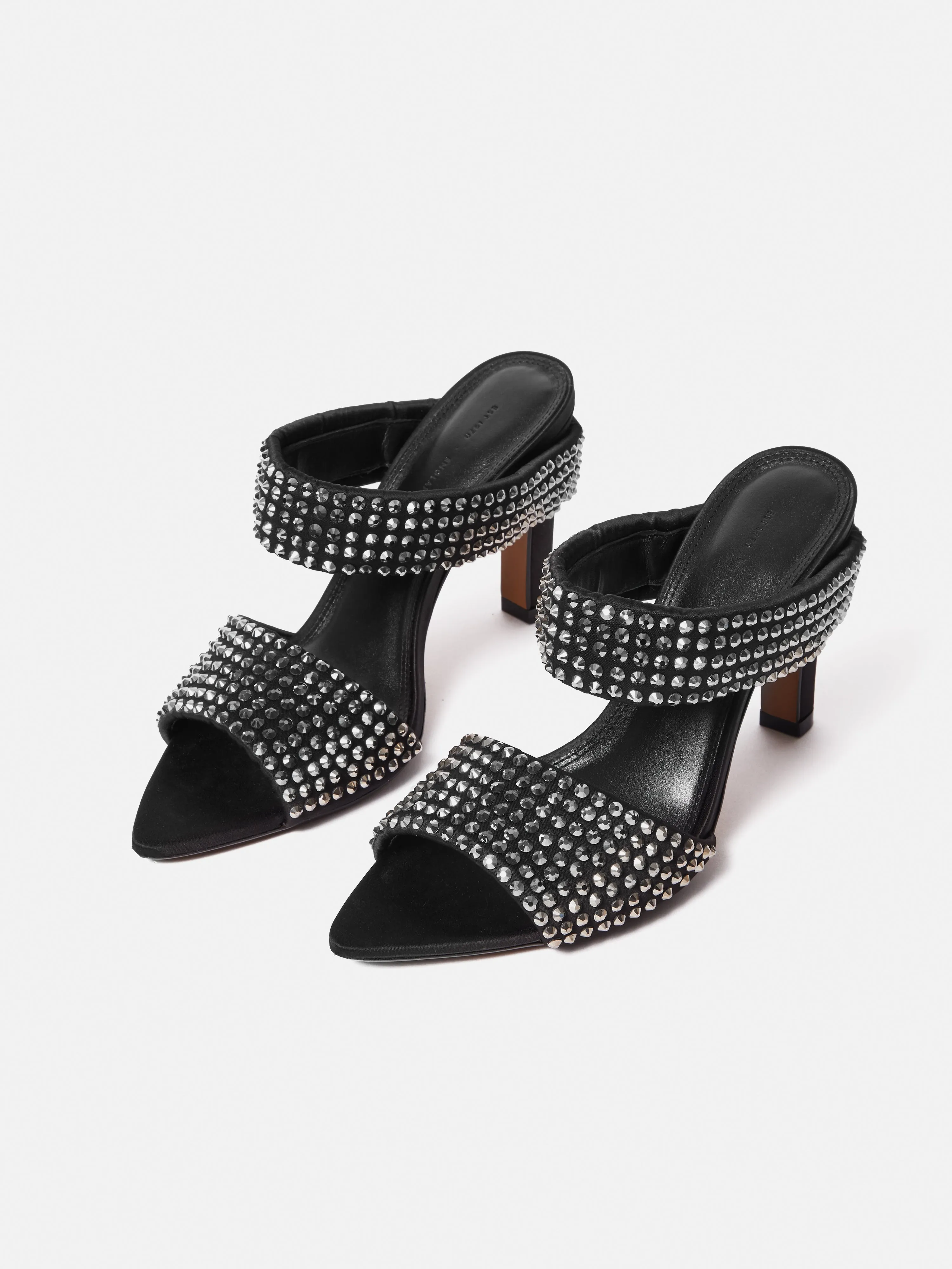 Diane Crystal Heel | Black