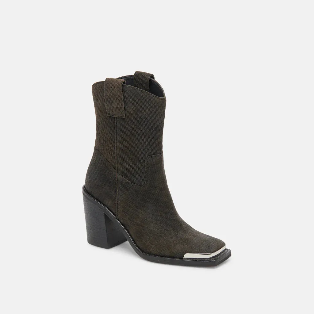 Distressed Leather Boots | Espresso