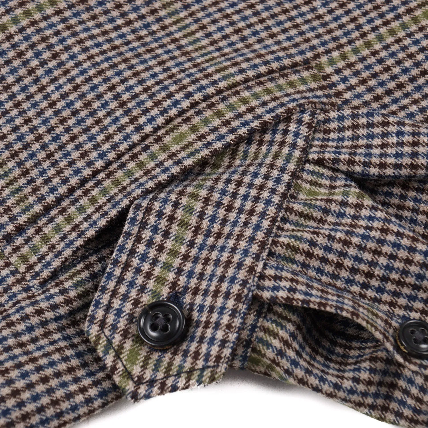 Drumohr Check Print Wool Shirt-Jacket