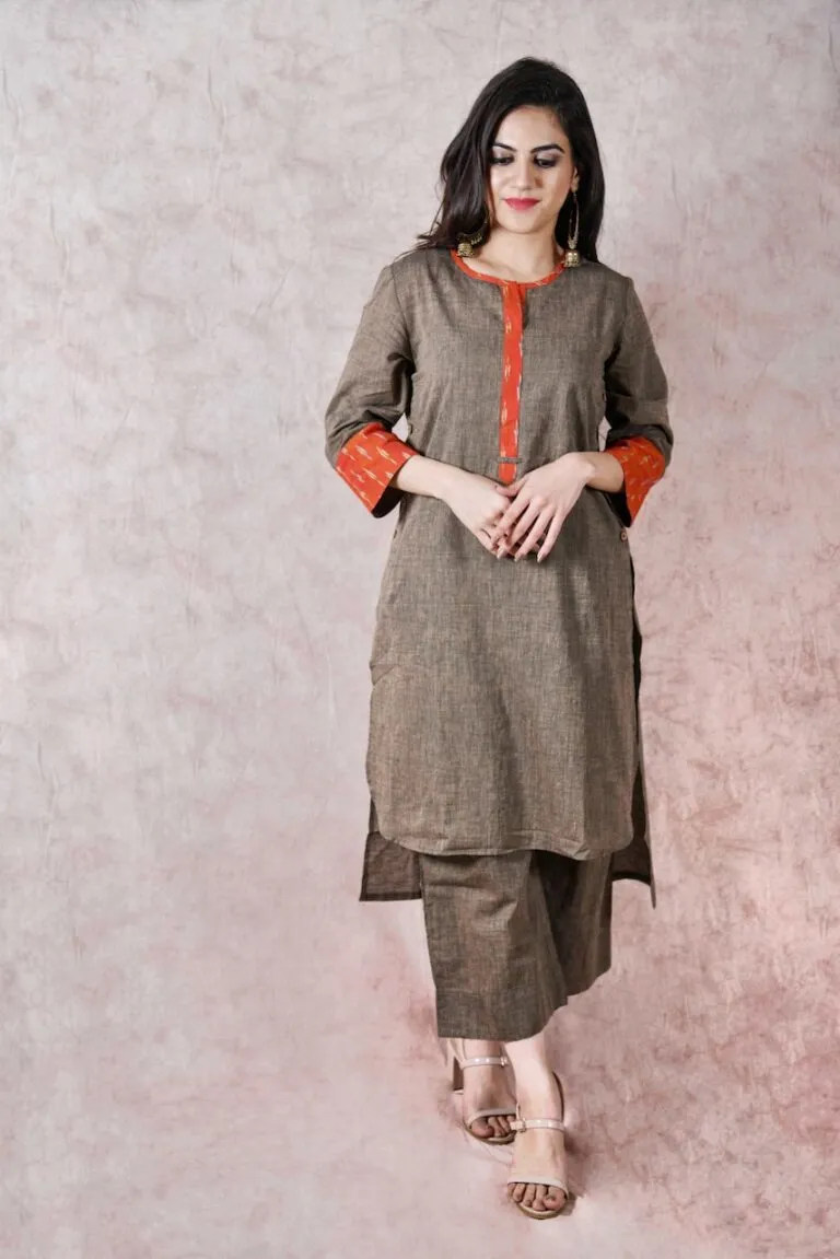 Earthy Grace Cotton Suitset