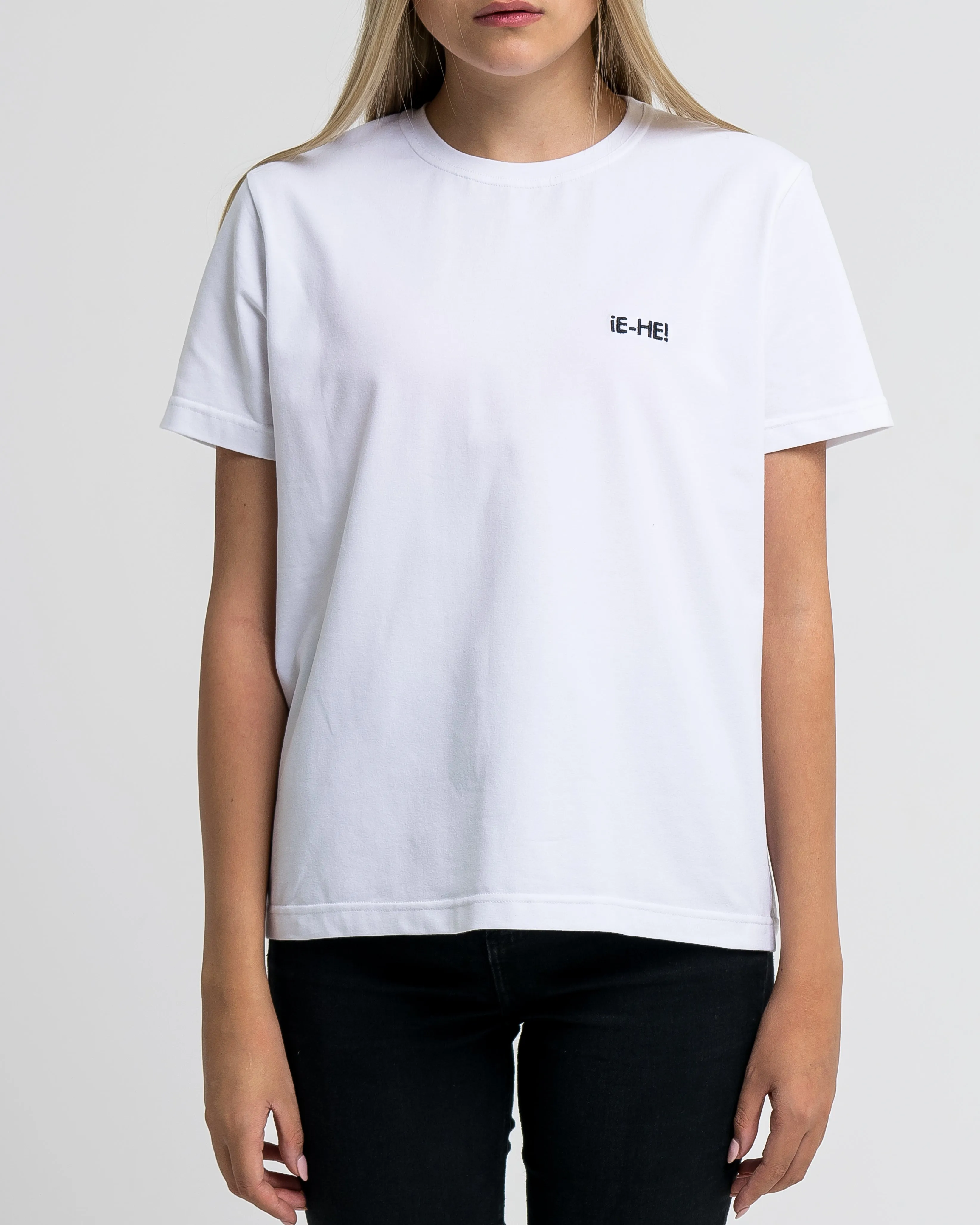 EHE Apparel Embroidered logo T-shirt - White