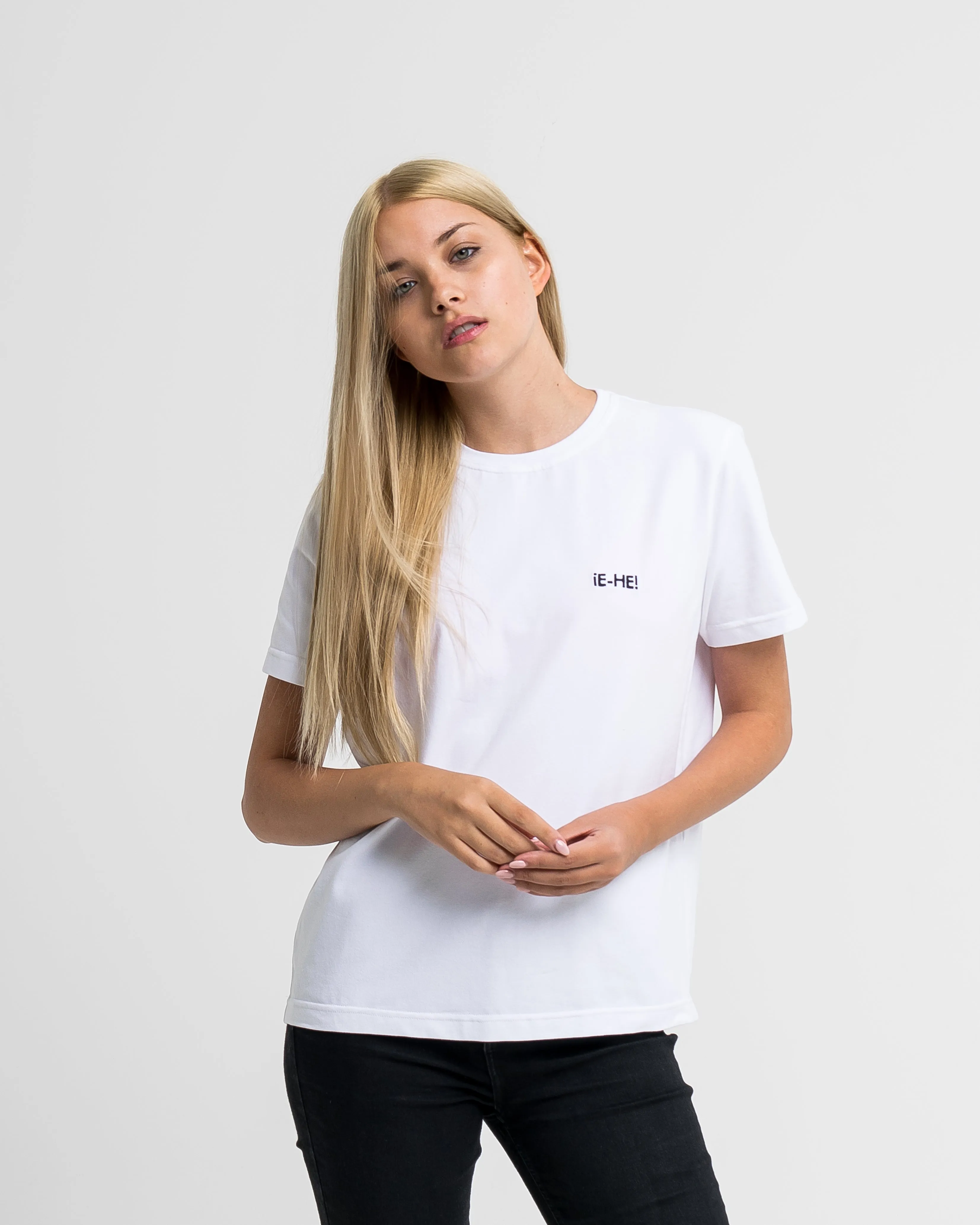 EHE Apparel Embroidered logo T-shirt - White