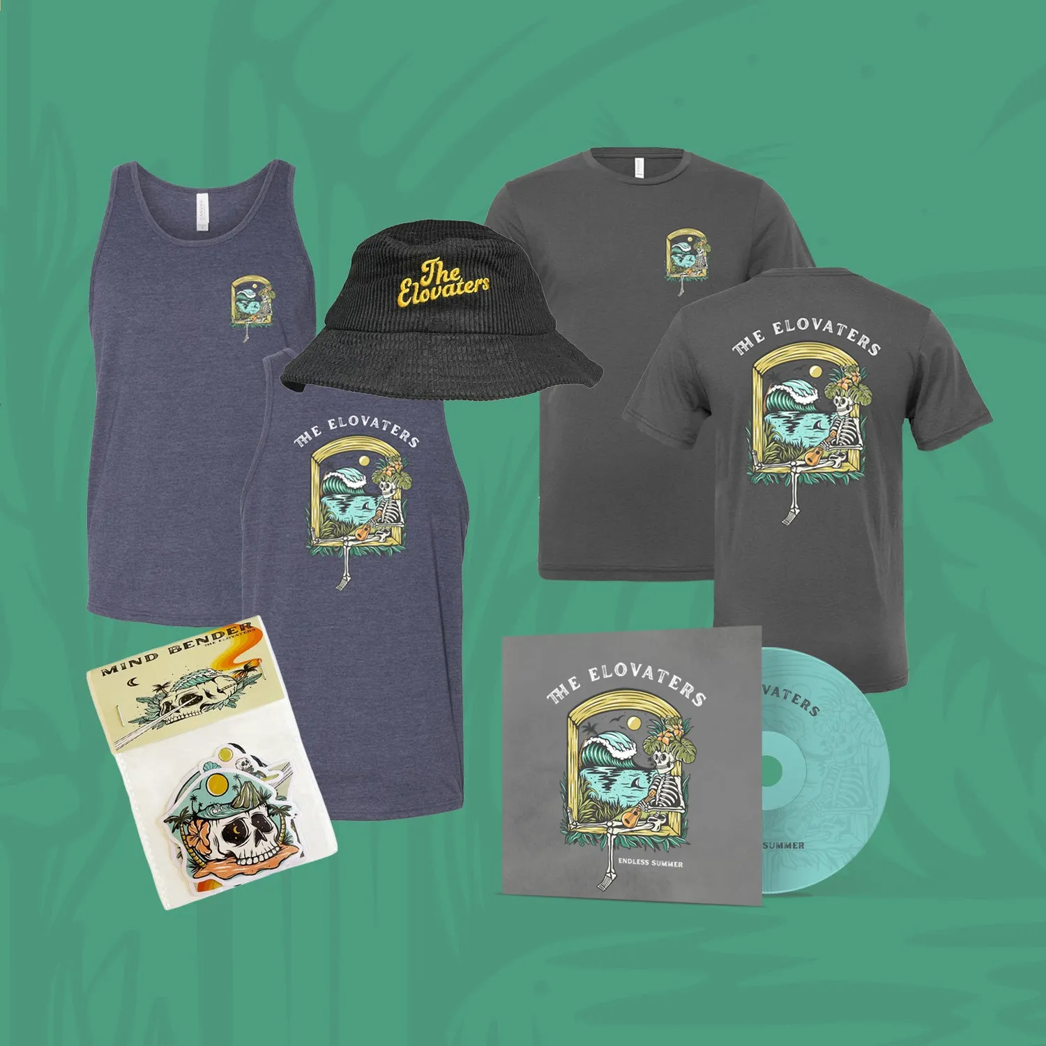 Endless Summer CD   Tee   Tank   Bucket Hat   Sticker Pack Bundle