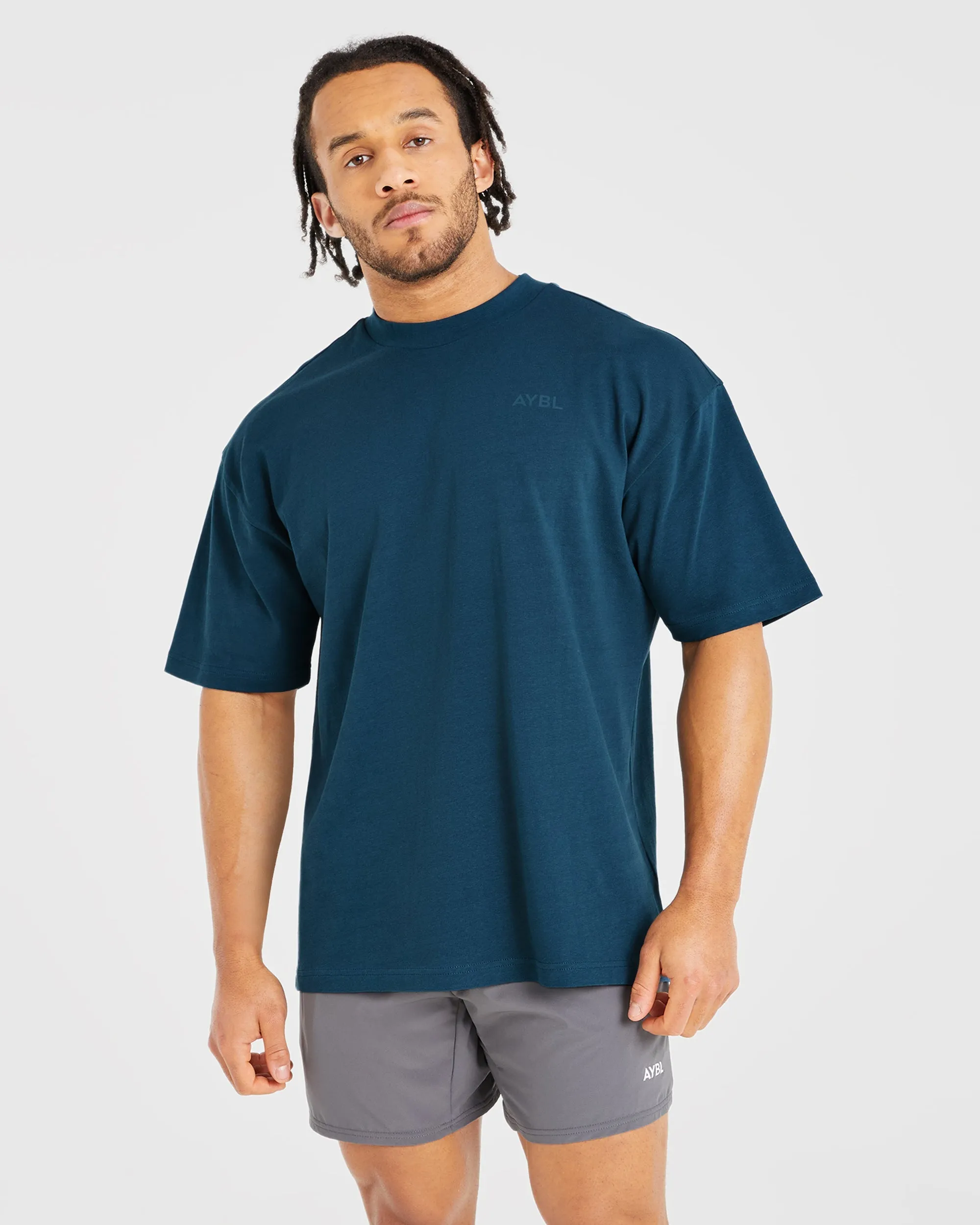 Essential Oversized T Shirt - Marine Blue