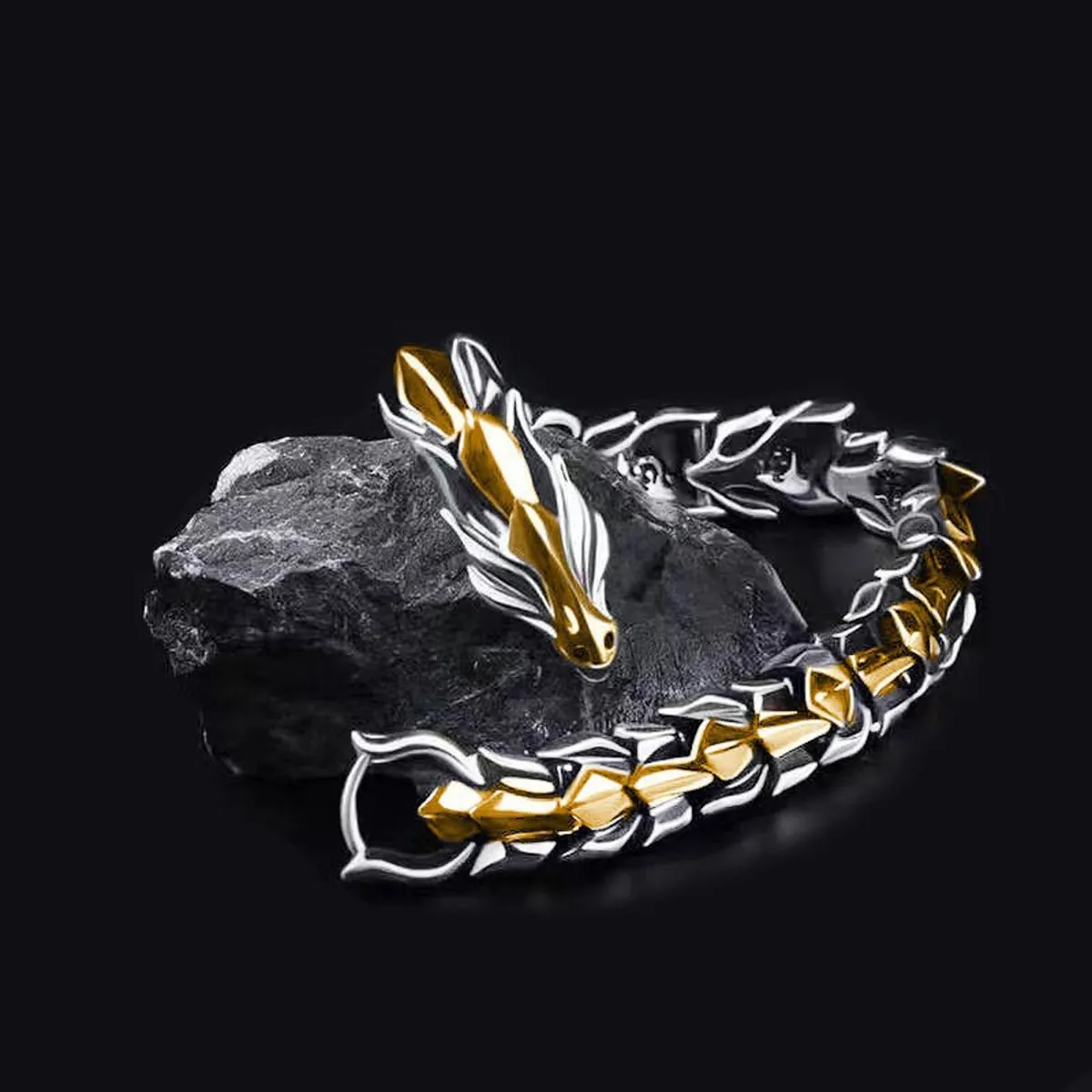 Fashion Dragon Bracelet for Men - Retro Keel Year of Dragon Bracelet