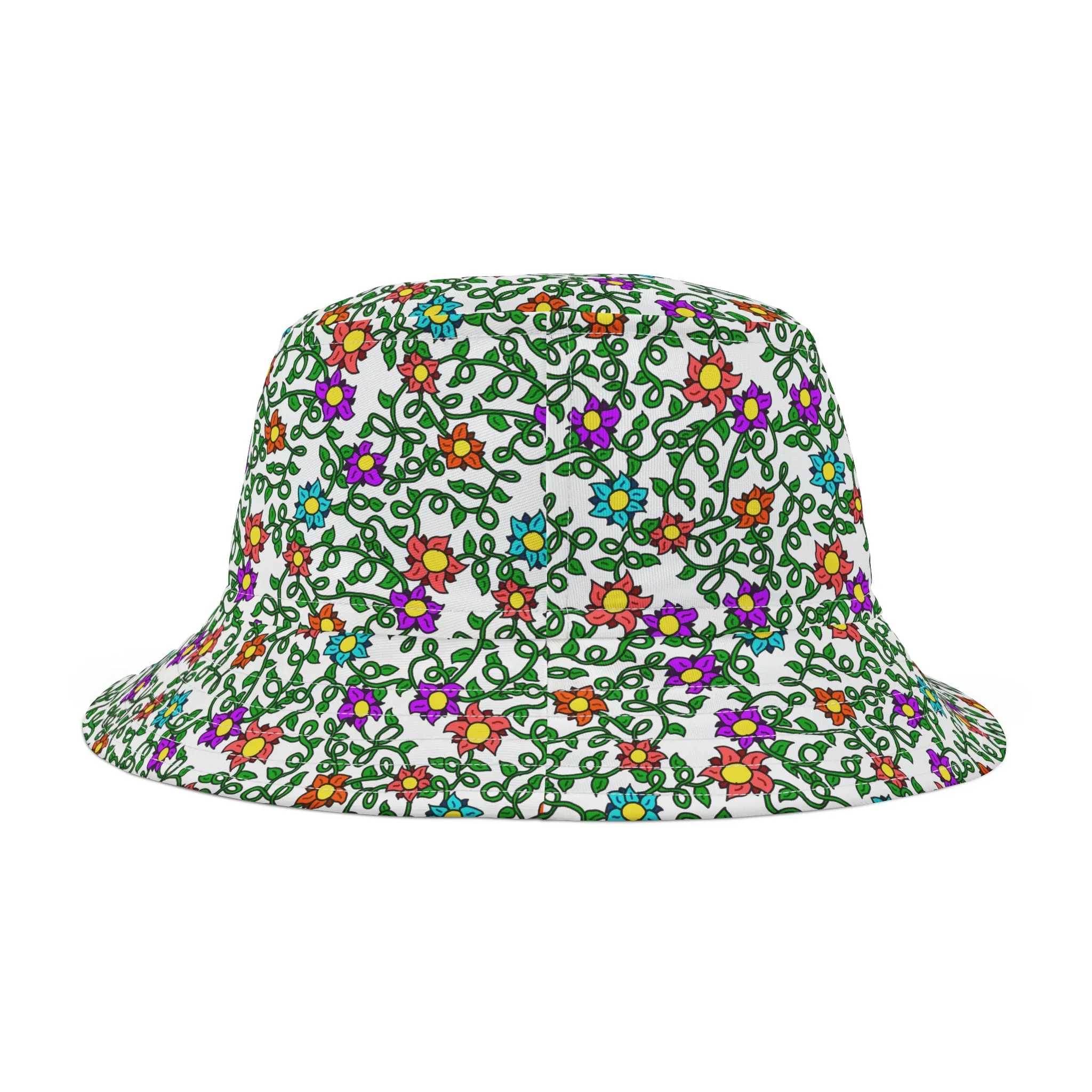 Floral Rainbow Bucket Hat