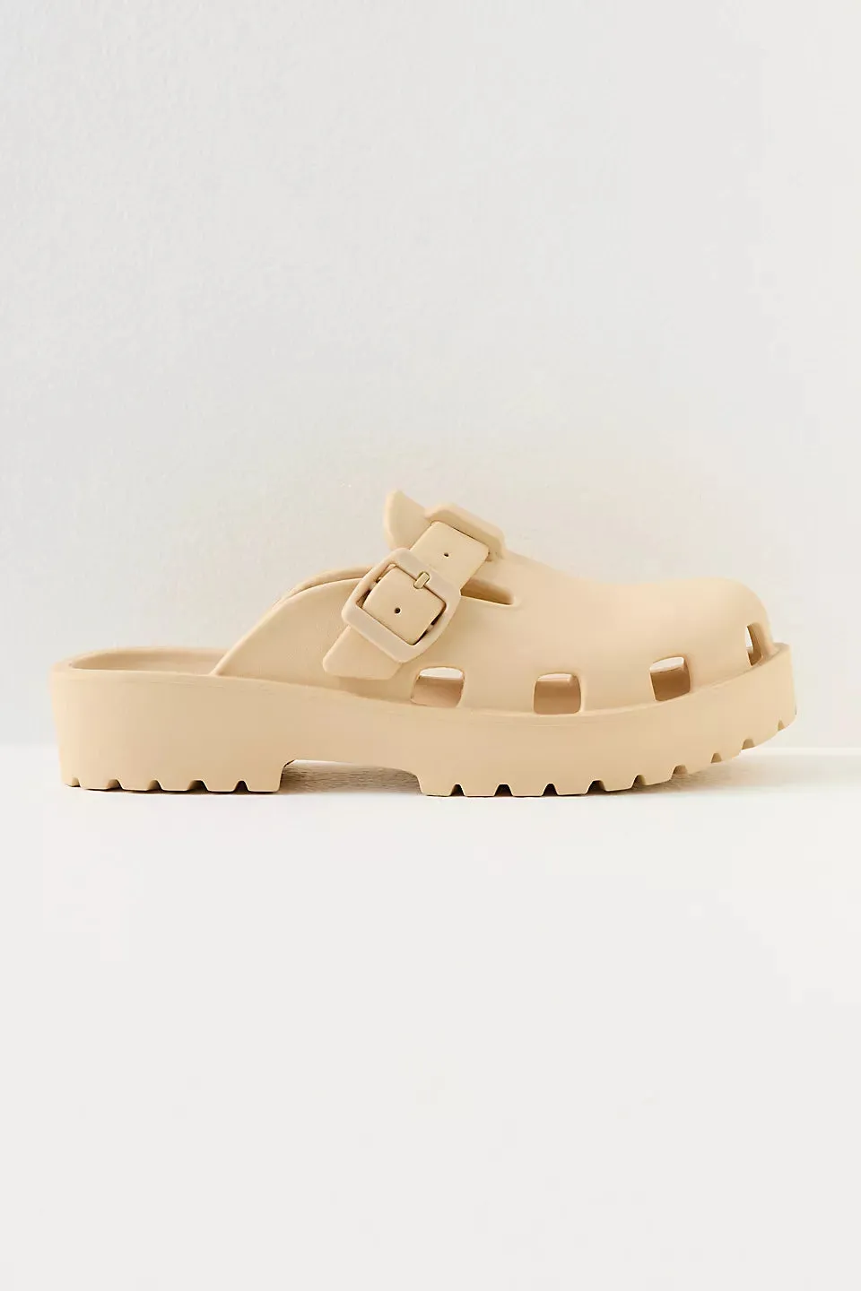 Free People Karlie Buckle Clog | Sand Dune