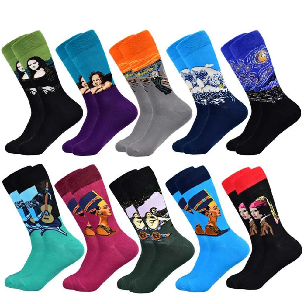 Funny Celebrity Art Socks