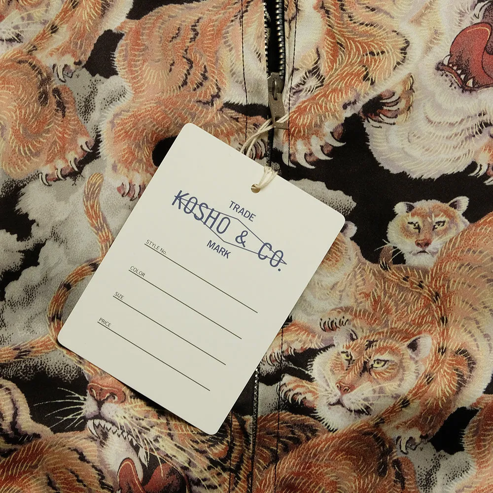 GOLD - SPECIAL EDITION ACETATE SOUVENIR JACKET - ONE HUNDRED TIGER - GL15480