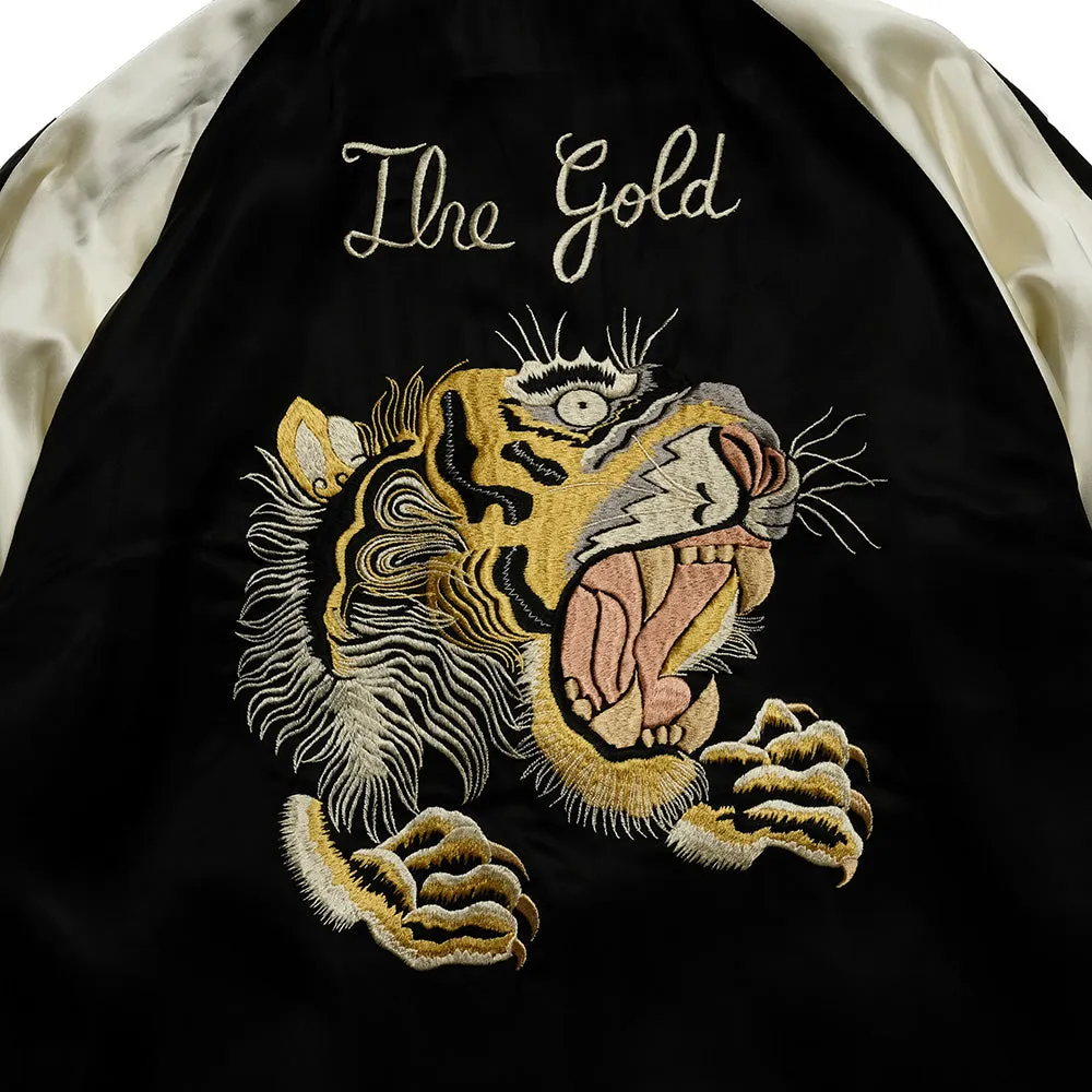 GOLD - SPECIAL EDITION ACETATE SOUVENIR JACKET - ONE HUNDRED TIGER - GL15480