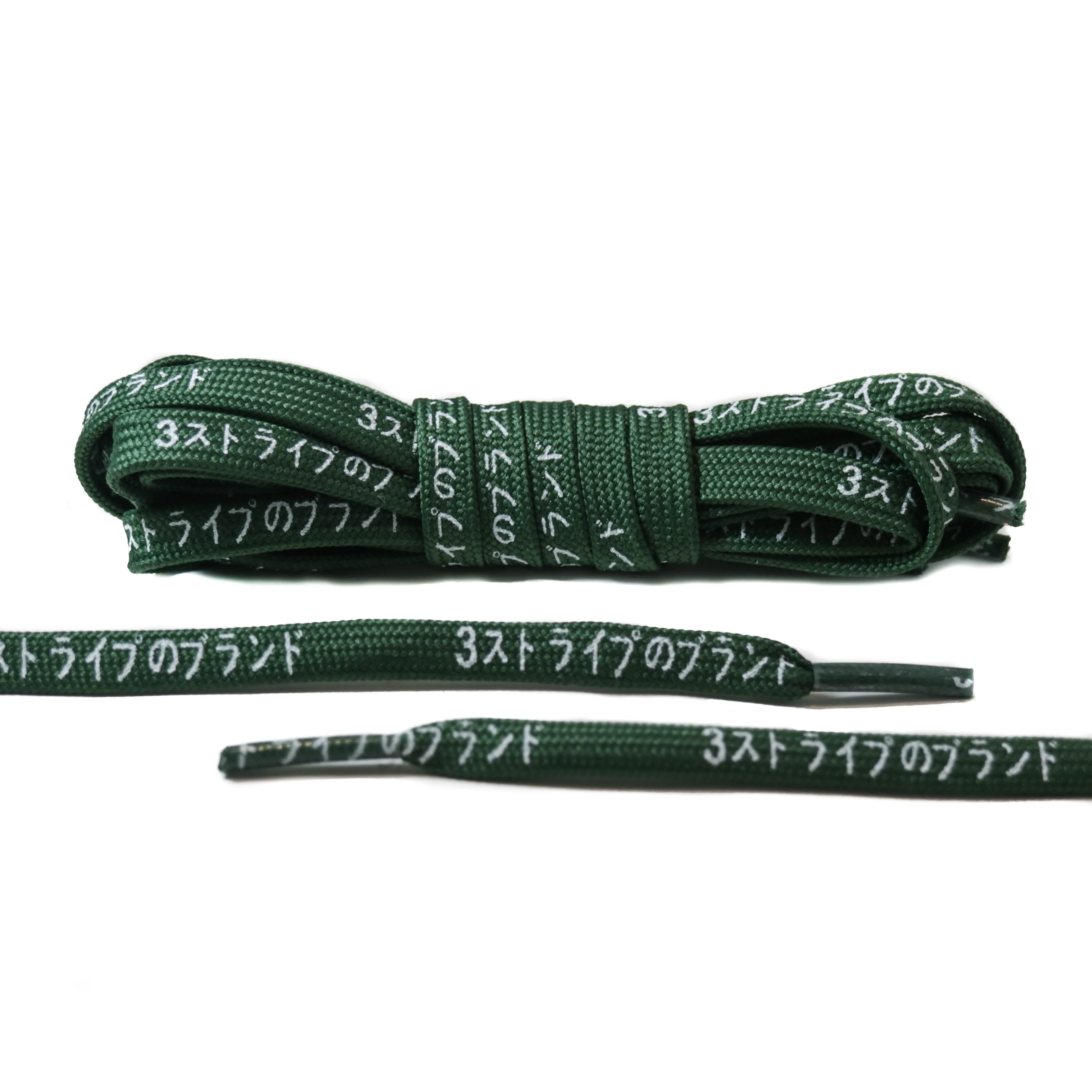 Green Katakana Laces