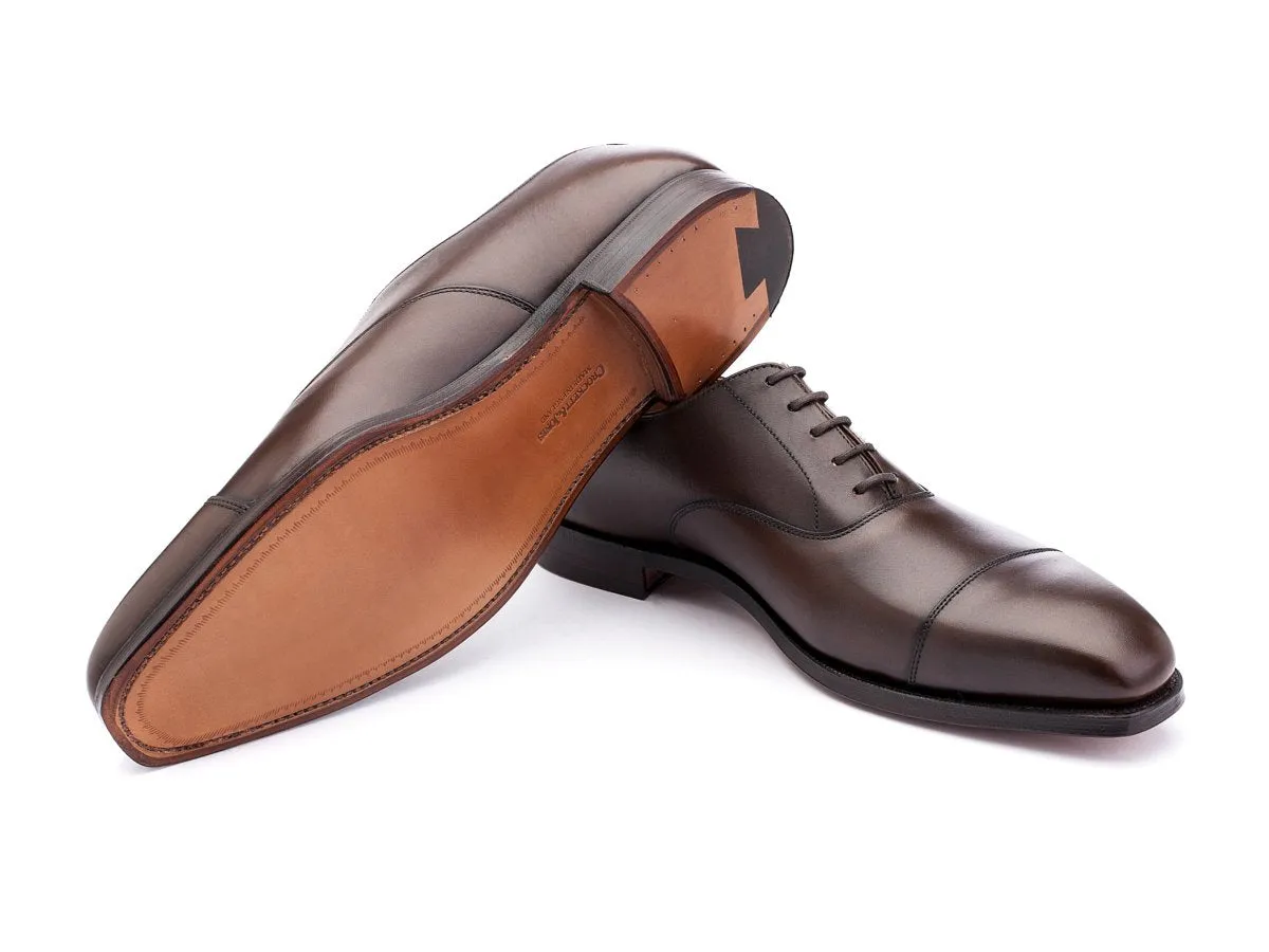 Hallam Dark Brown Burnished Calf