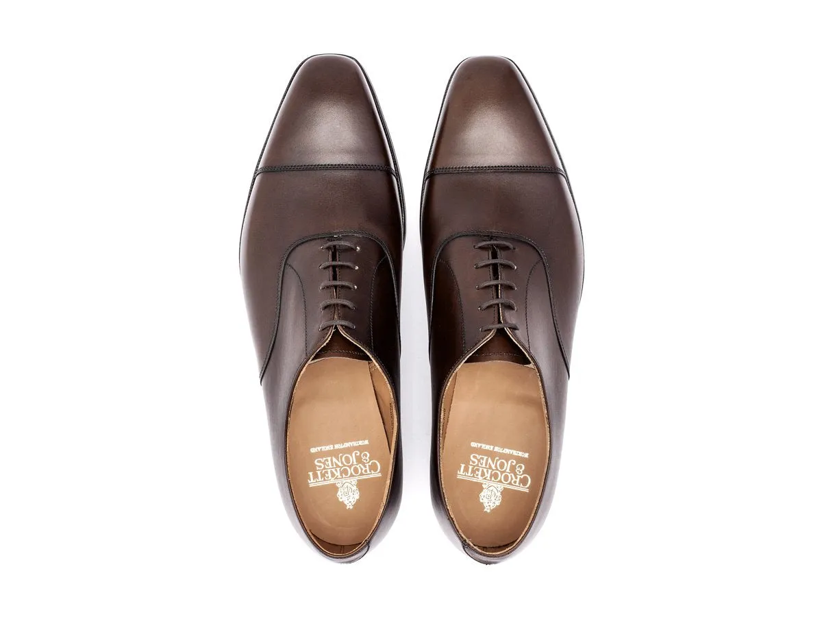 Hallam Dark Brown Burnished Calf