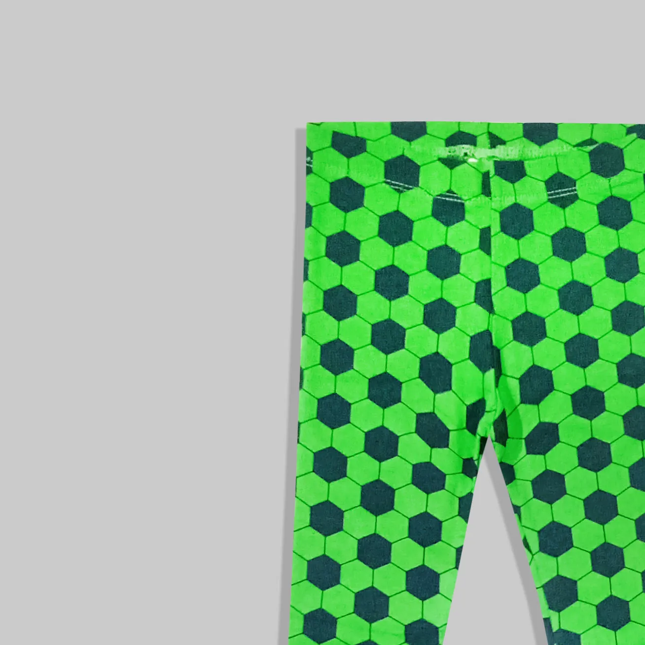 H&M - Kids 'Green' Cubes Printed Leggings HM548