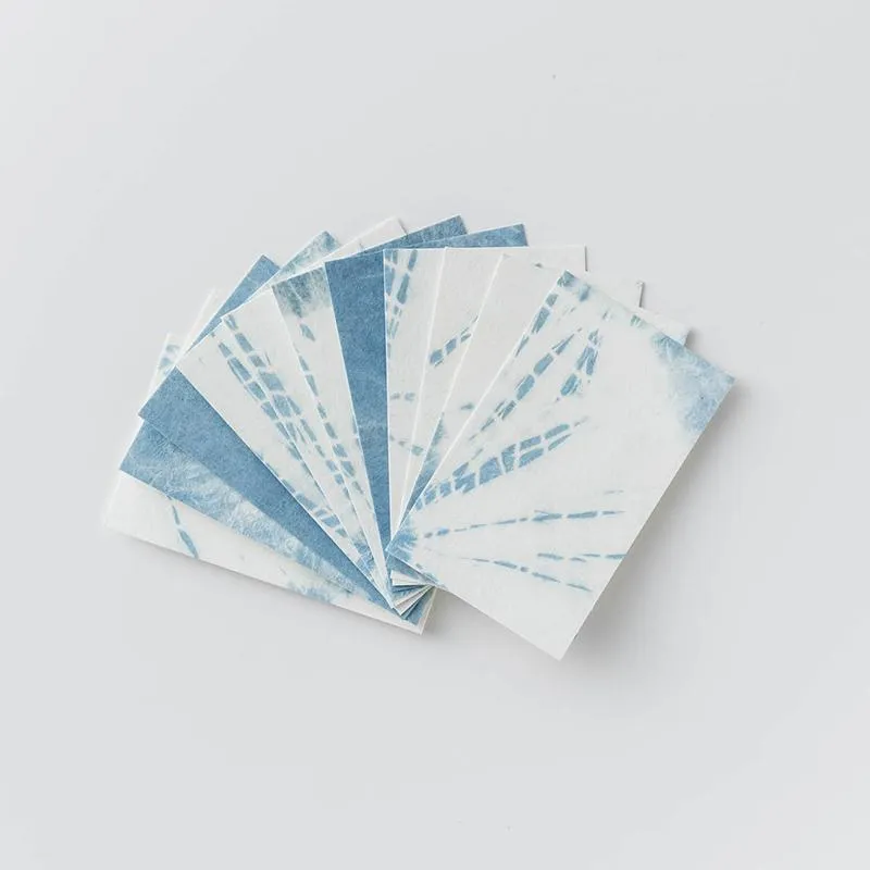 Hand-dyed Indigo Washi Paper Cards