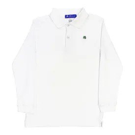 Harry Long Sleeve Polo-White