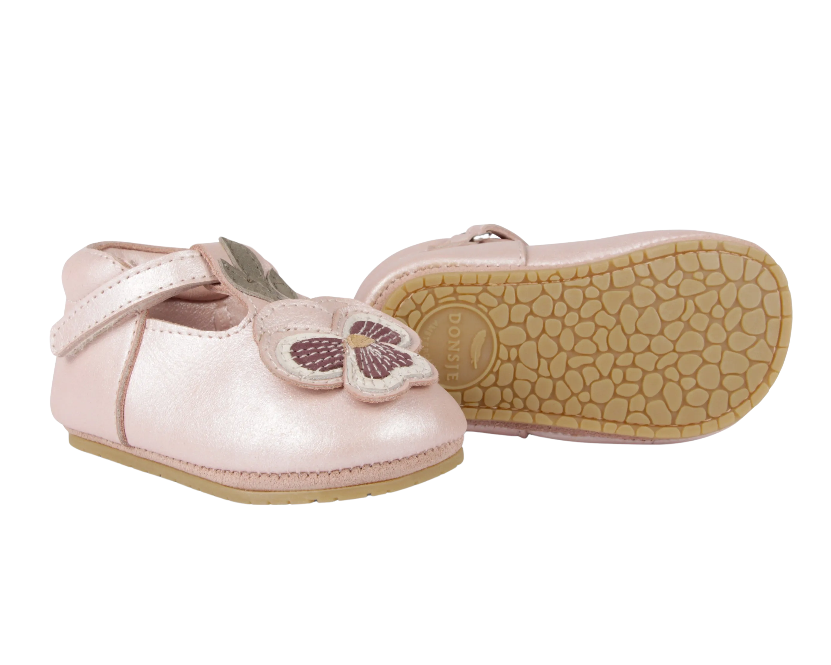 Heidi Shoes | Violette | Rose Metallic Leather