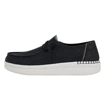 Hey Dude " Wendy Rise - Black" Shoe