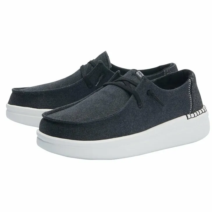 Hey Dude " Wendy Rise - Black" Shoe