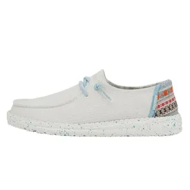 Hey Dude "Wendy Aztec-White " Shoe