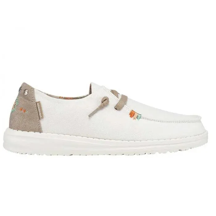 Hey Dude "Wendy Rodeo-White Aztec" Shoe