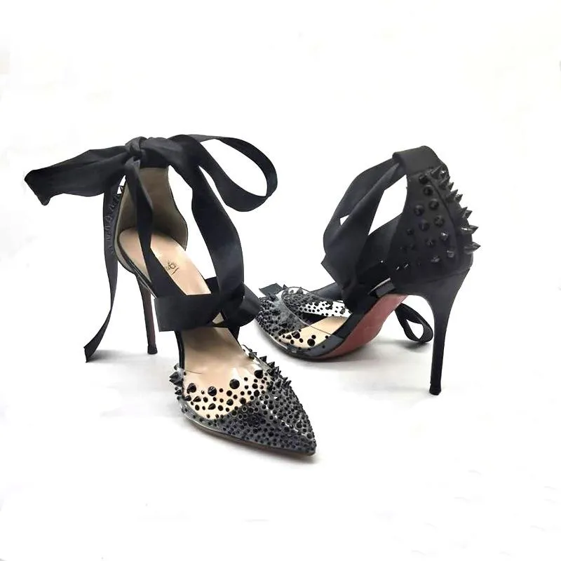 High-heels with lace, Fashion Evening Party Shoes, yy36