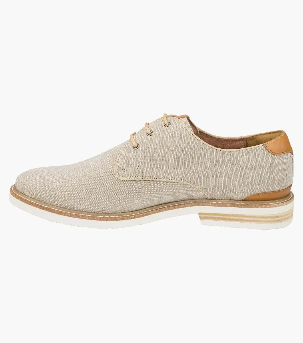 Highland Canvas Plain Toe Derby - Sand