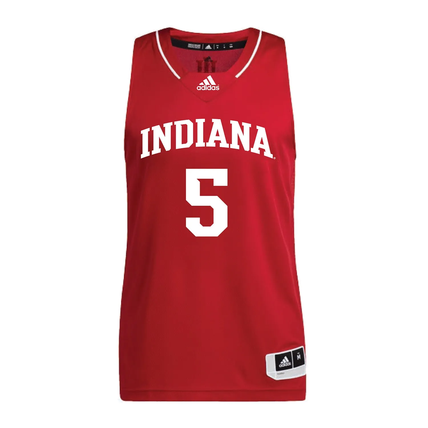 Indiana Hoosiers Adidas Crimson Women's Basketball Student Athlete Jersey #5 Lenee Beaumont