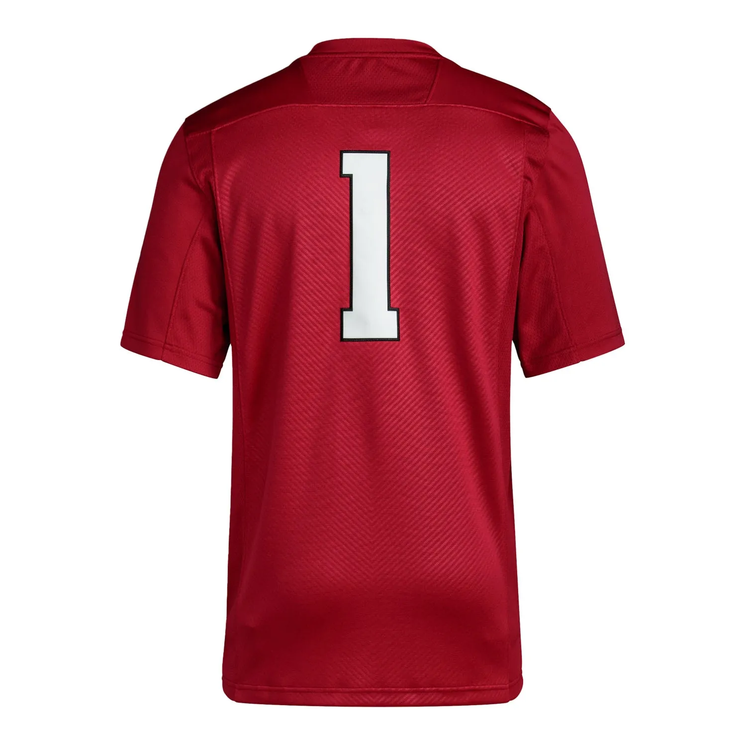 Indiana Hoosiers Adidas Football #1 Premier Crimson Jersey